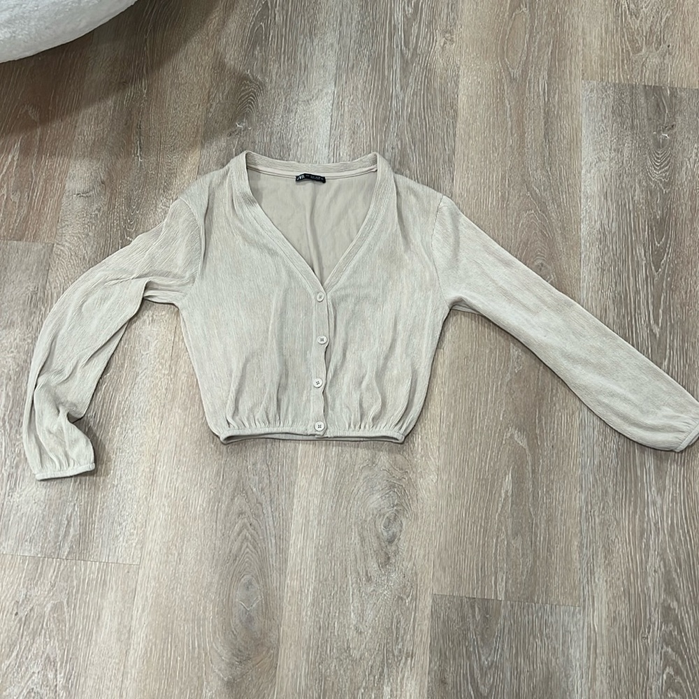 Zara Ribbed Cardigan